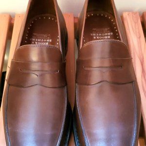 Brown Brooks Brothers Goodyear Welted Loafers (Made in America)